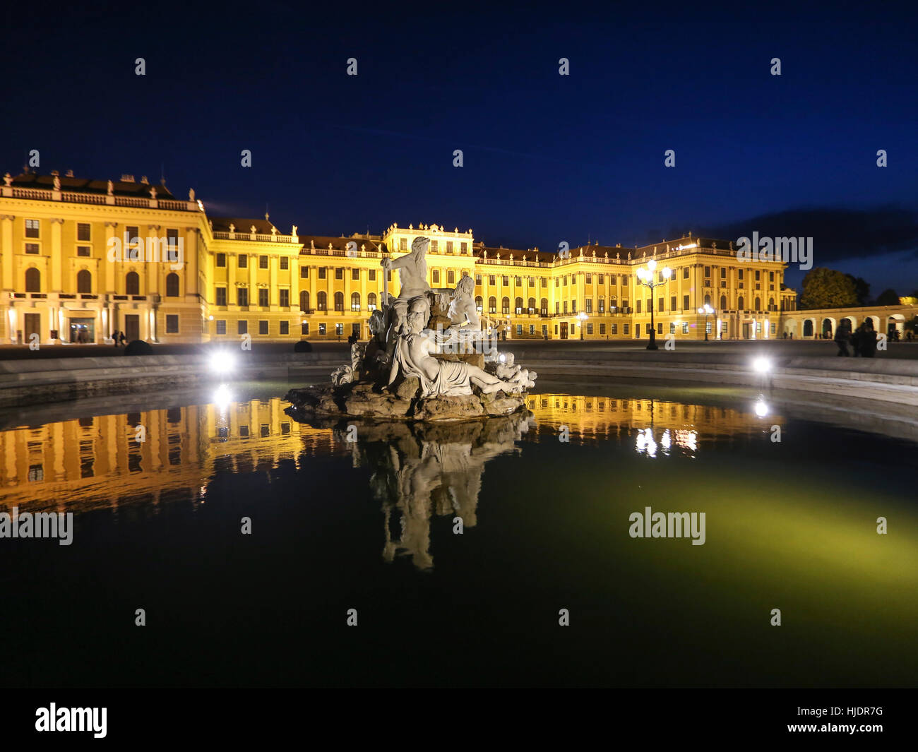Schonbrunn Palace in Vienna, Austria Stock Photo