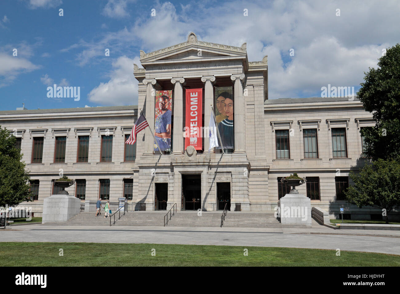 The Museum of Fine Arts, Boston on Huntington Avenue, Boston