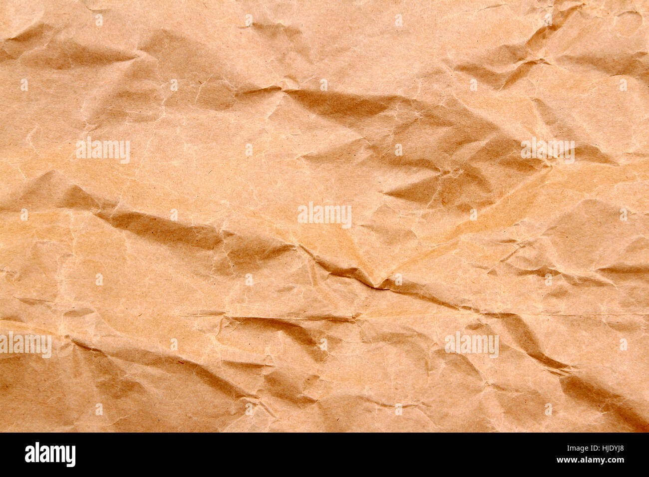 Closeup of brown paper texture Stock Photo