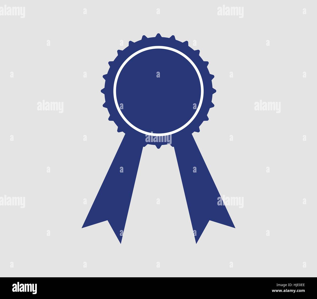 Medal Icon with Ribbon Stock Vector Image & Art - Alamy