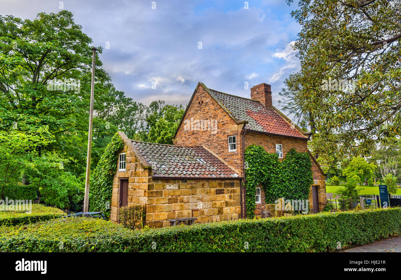 Captain Cook's Cottage in Fitzroy Garden in Melbourne Australia