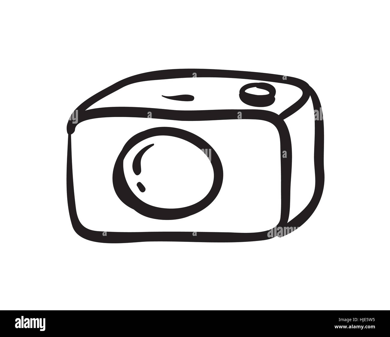 illustration of a camera on a white background Stock Photo - Alamy