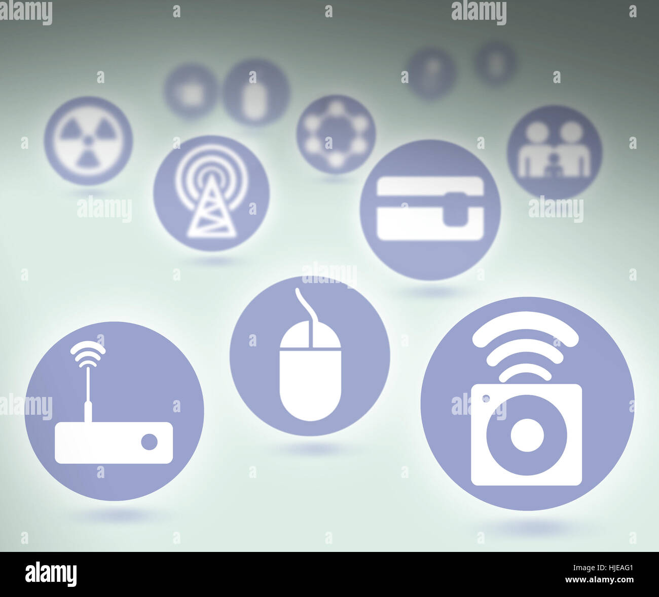 Web interface icons hi-res stock photography and images - Alamy