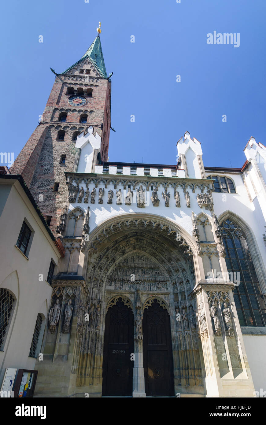 Augsburg: Cathedral, Schwaben, Swabia, Bayern, Bavaria, Germany Stock Photo