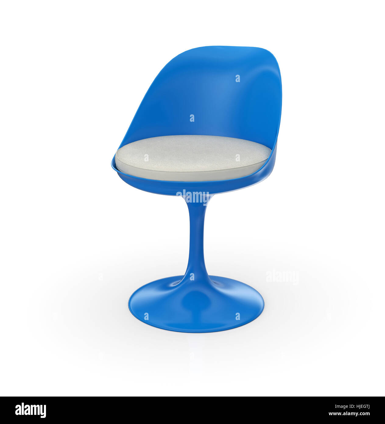 retro design chair blue white Stock Photo Alamy