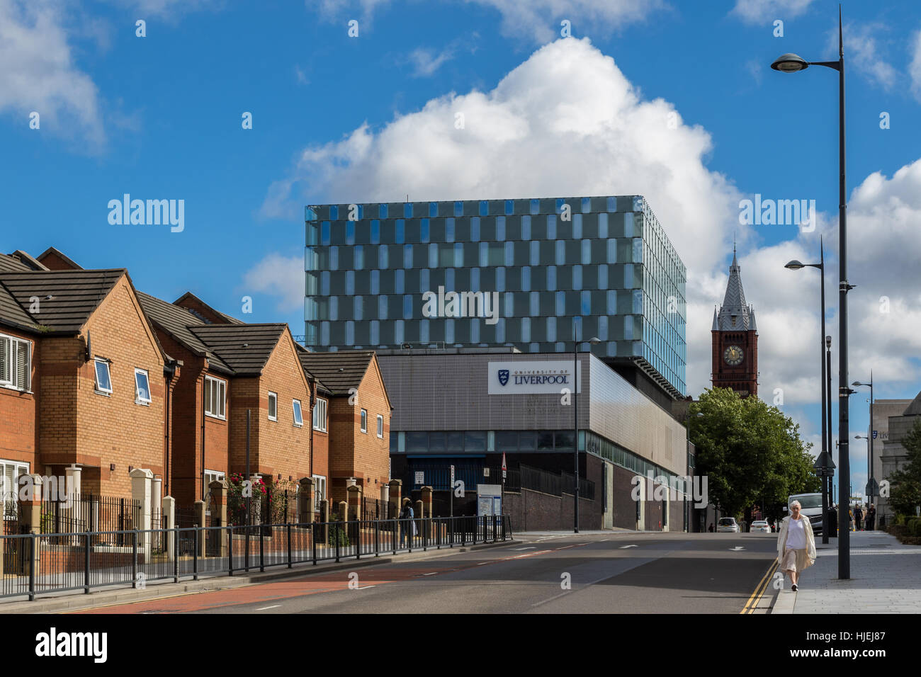 University of Liverpool, Mechanical engineering building Stock Photo Alamy
