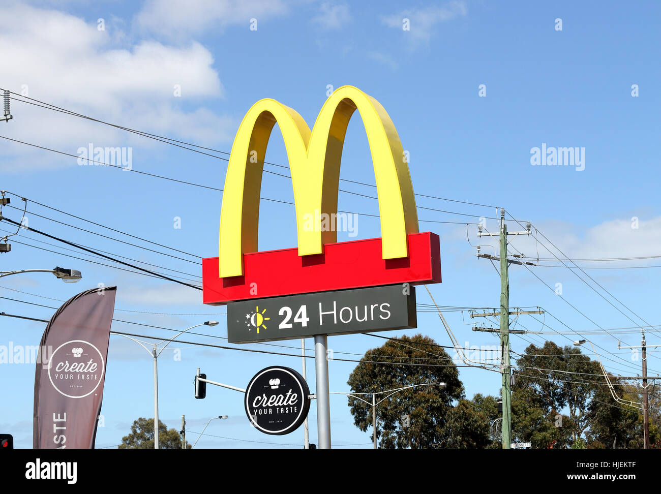 Australian Mcdonald's Logo Stock Photo - Alamy