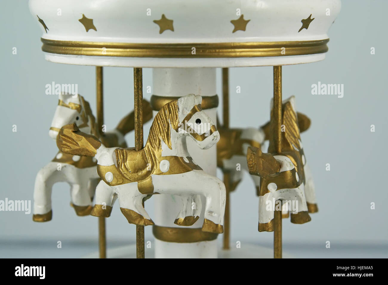 Small carousel figures. Carousel toy Stock Photo Alamy
