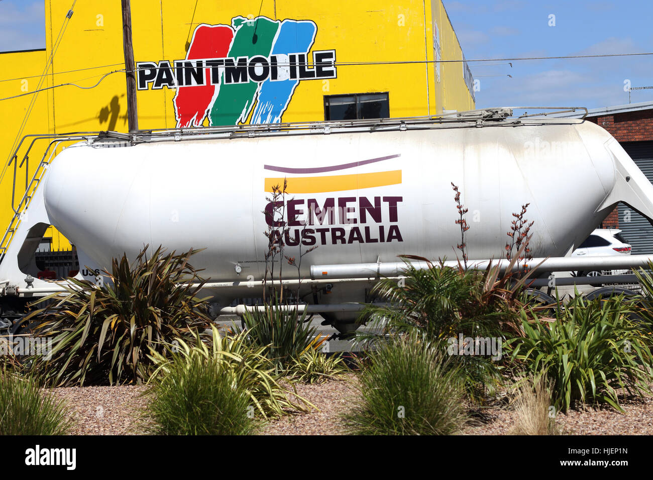 Cement Australia Truck Stock Photo