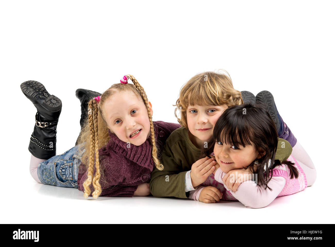 Boy friends group laughing Cut Out Stock Images & Pictures - Alamy