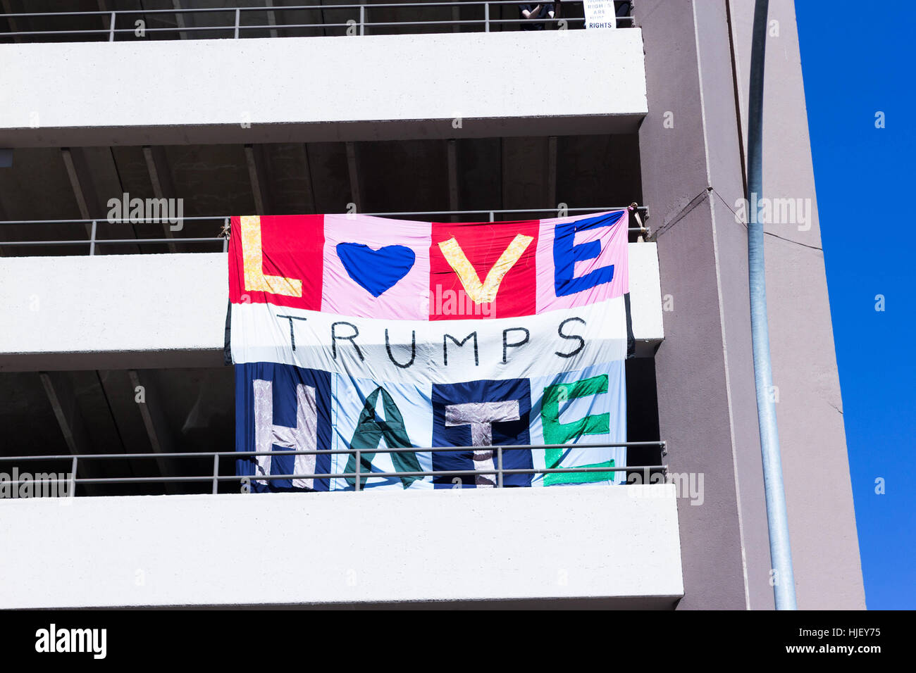 Love trumps hate hi-res stock photography and images - Alamy