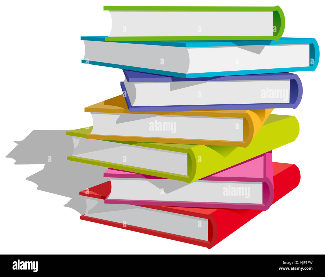 education, closeup, books, stack, reading, vector, textbook, print ...