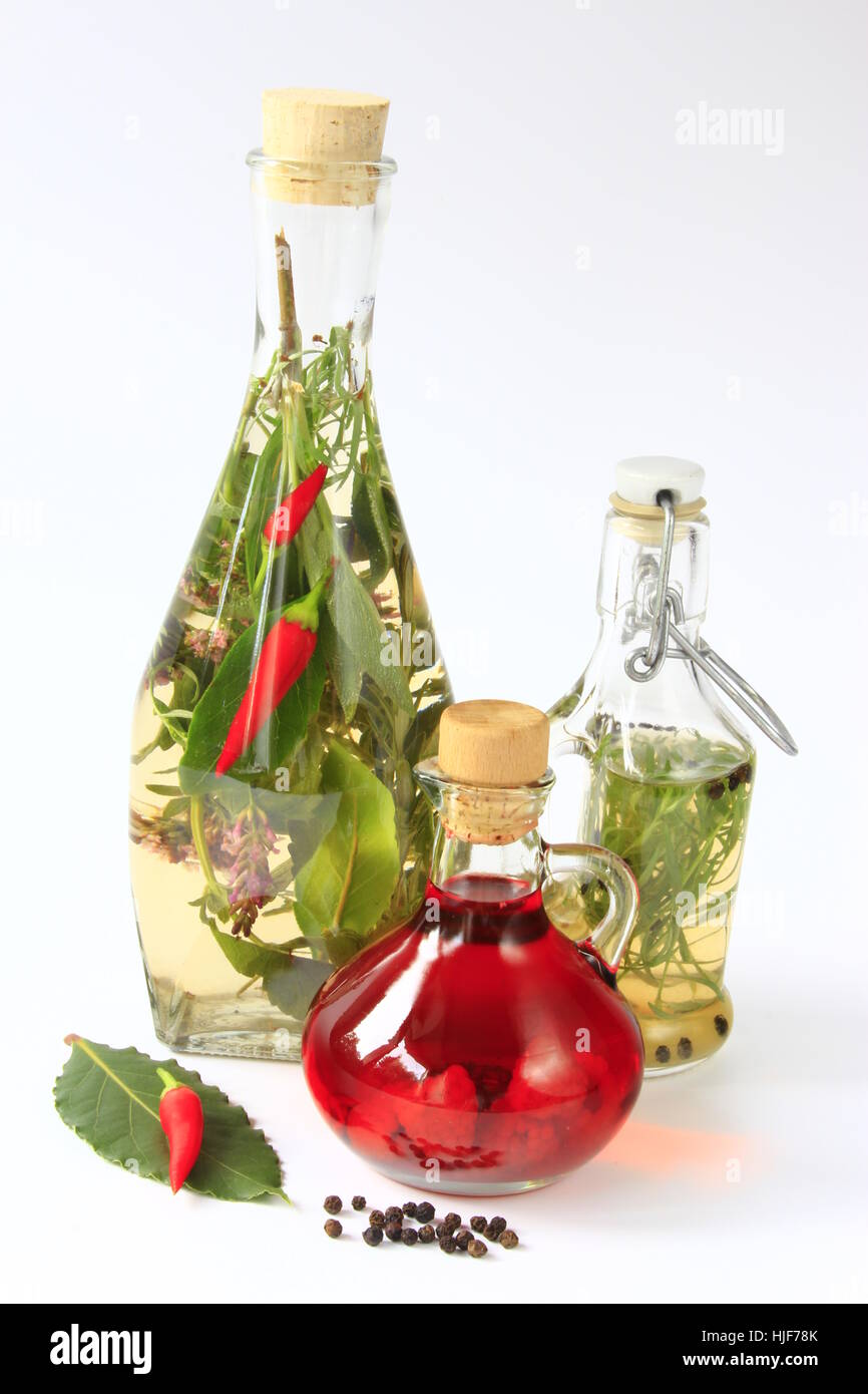 Bottle Vinegar Decorative Aromatic Vinegar Herbs Condiment