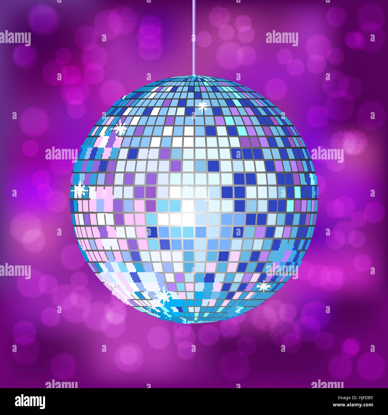 Abstract pink disco ball background Stock Vector by ©elaineitalia
