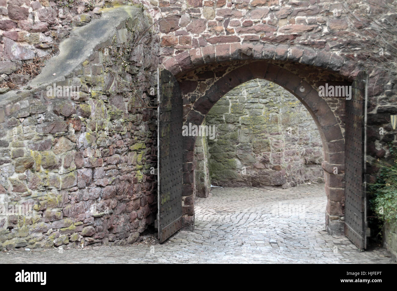 goal, passage, gate, archgway, gantry, entrance, castle gate, chateau ...