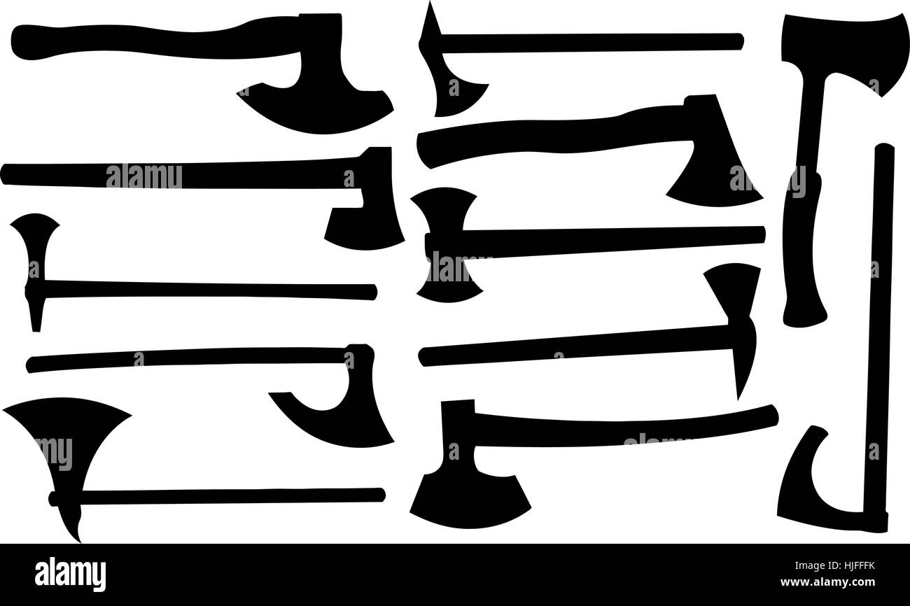 set of different axes isolated Stock Vector Image & Art Alamy
