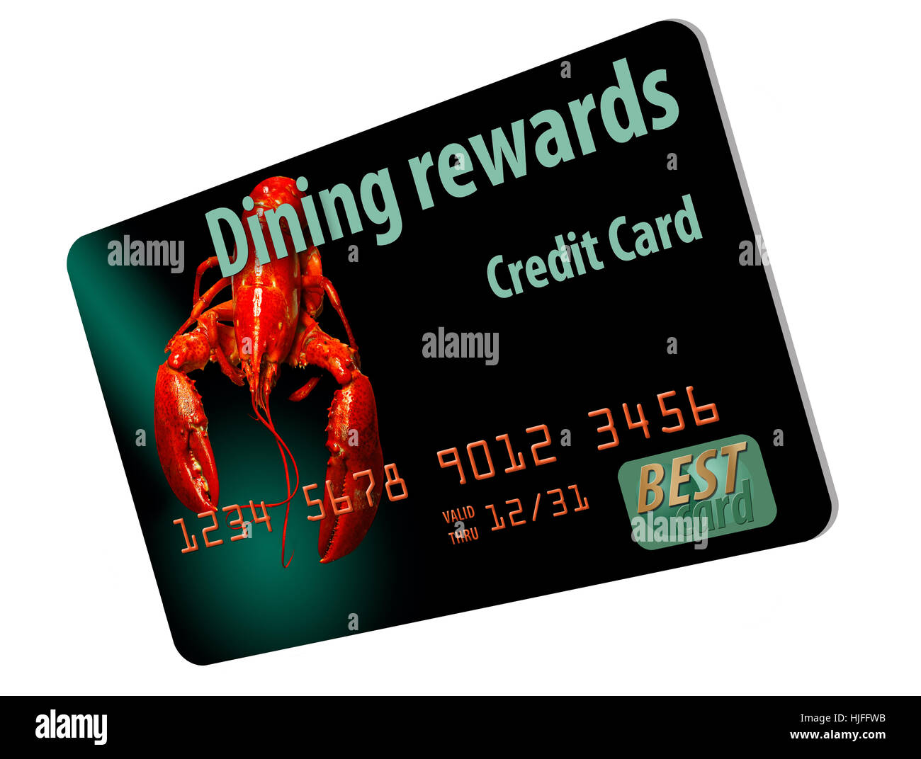 Here is a dining rewards credit card Stock Photo Alamy