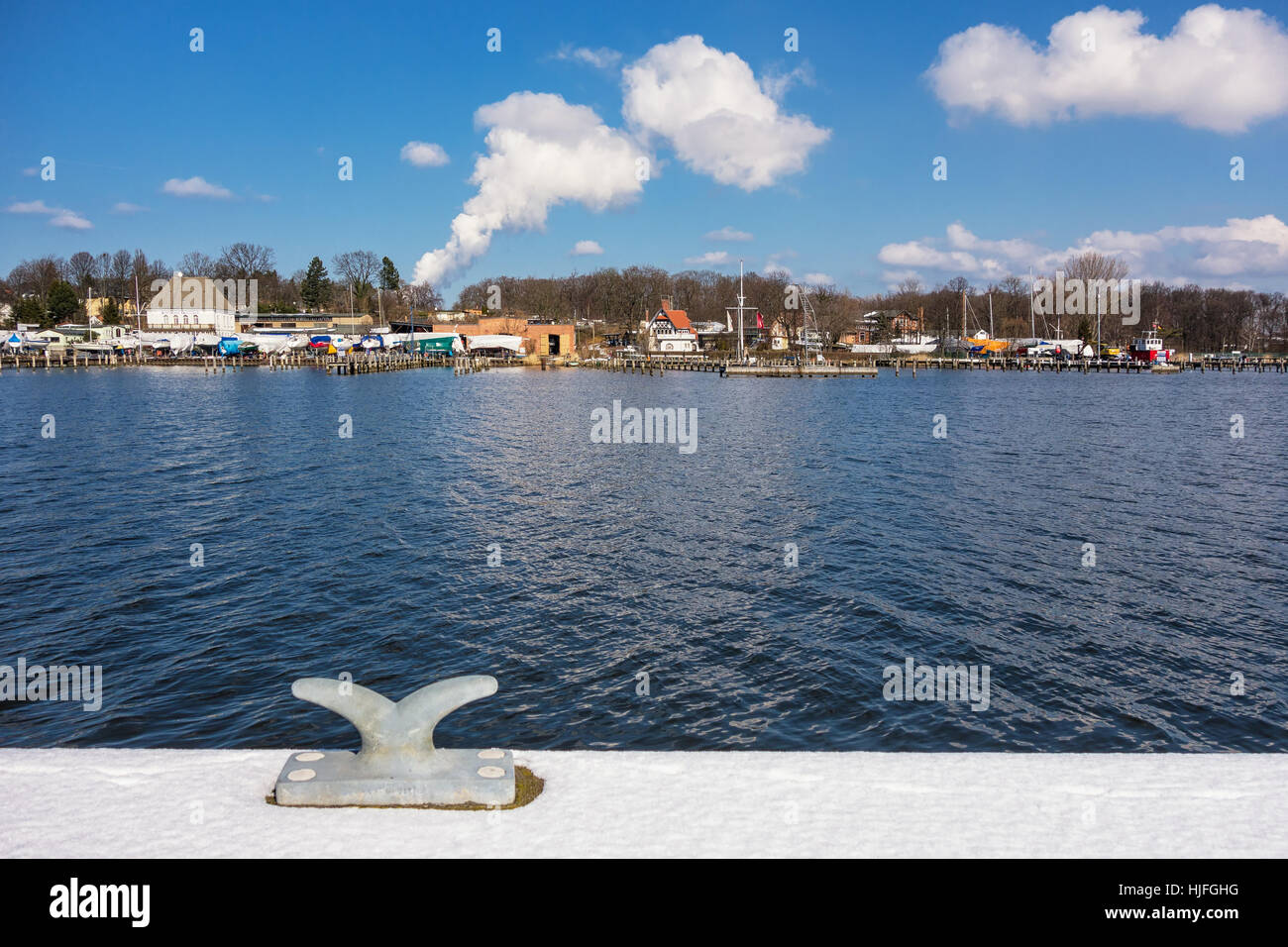 winter, harbor, harbours, mecklenburg, houses, city, town, winter