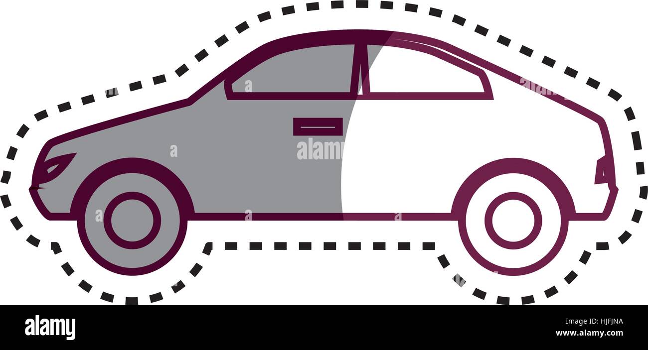 car sedan vehicle icon vector illustration design Stock Vector Image ...