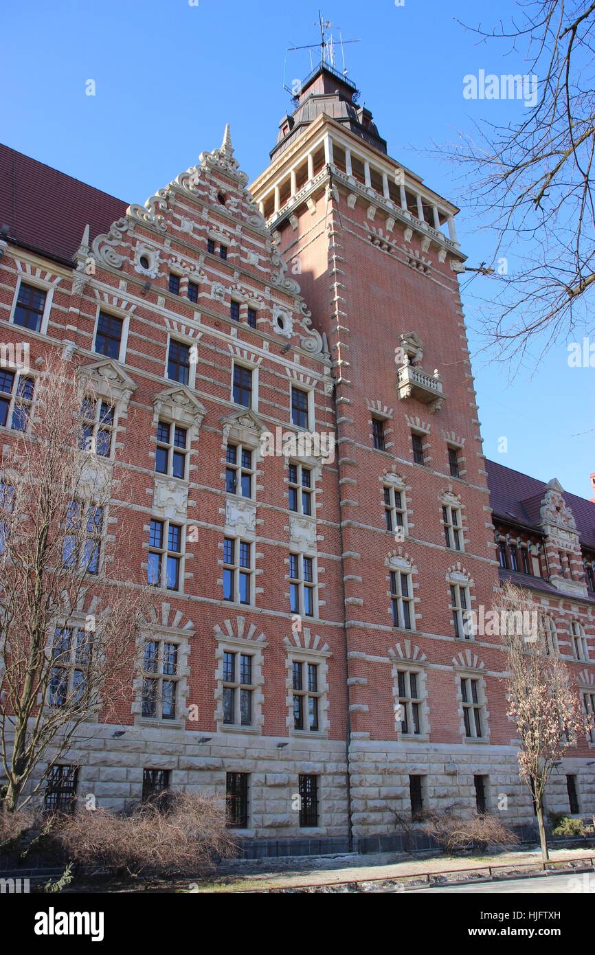 the monumental building of the west pomeranian woiwodschaftsamtes Stock ...