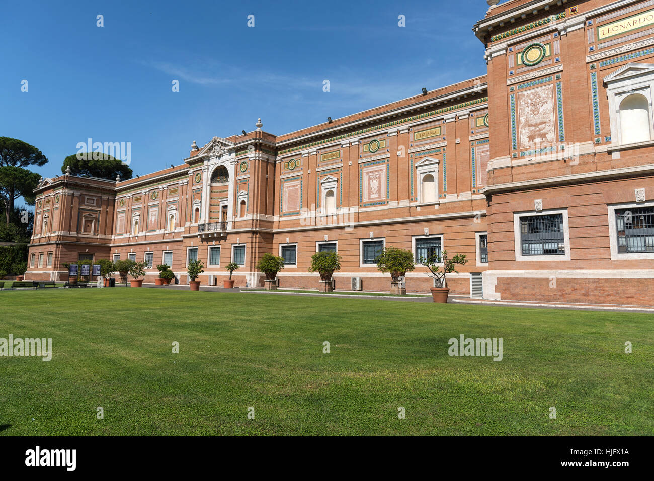 Georges building of  Vatican Museum in Rome, Italy, Europe Stock Photo