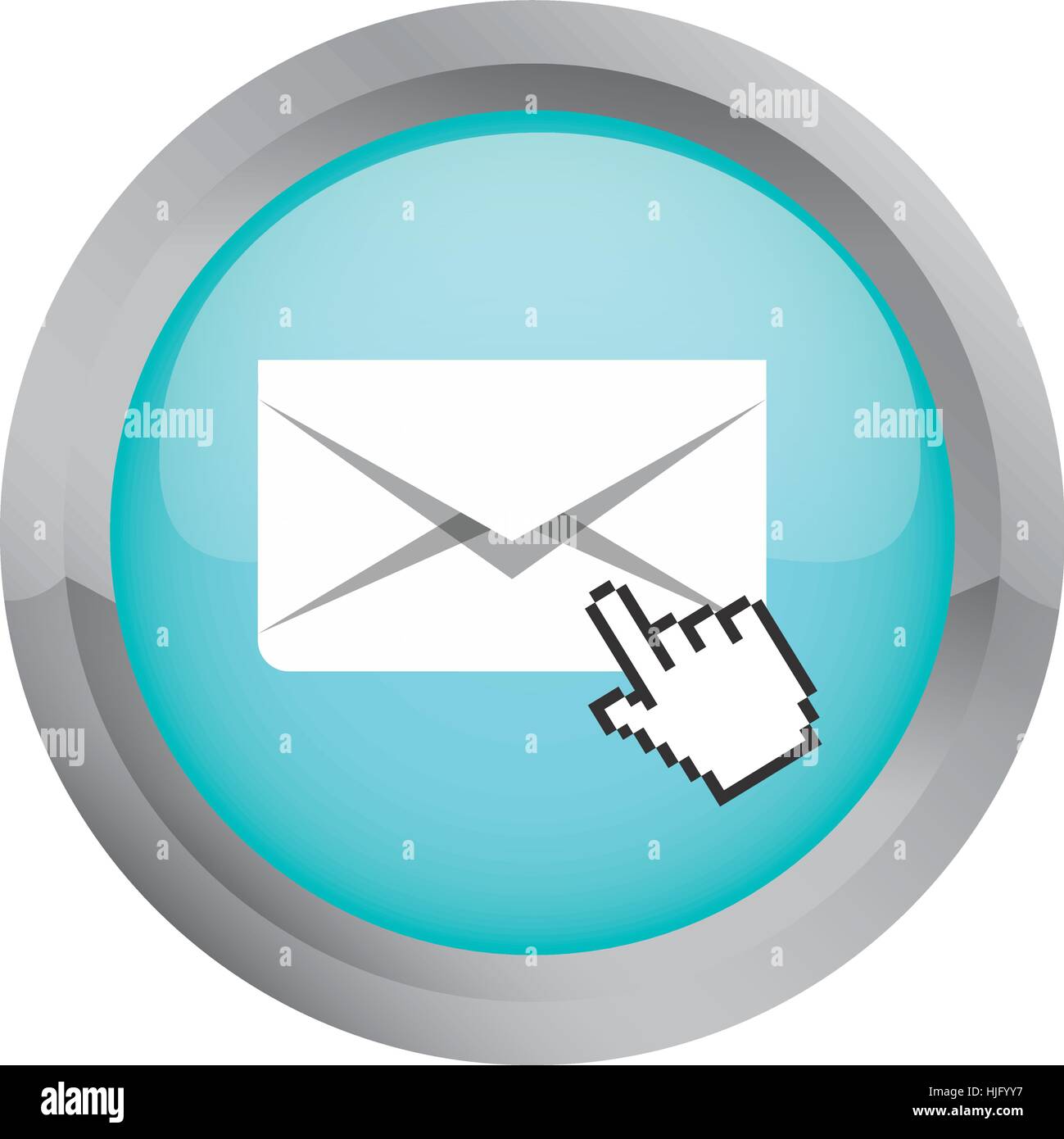 email related icons image full color vector illustration design Stock ...