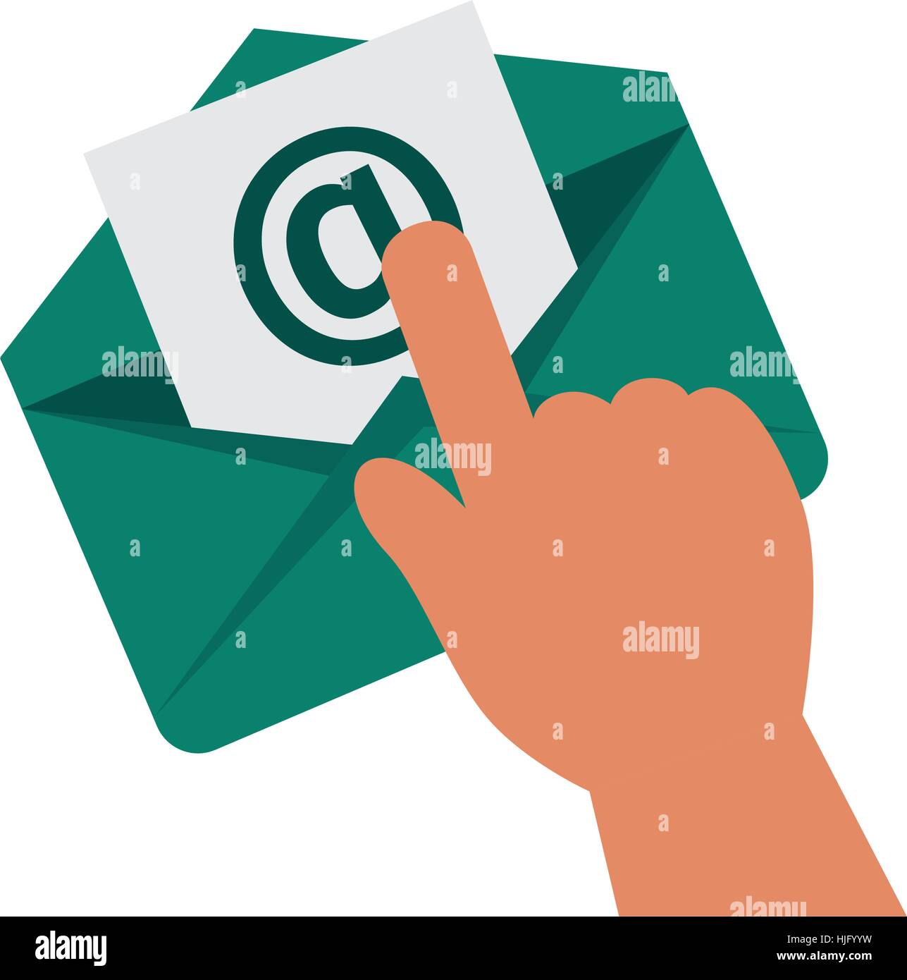 email related icons image full color vector illustration design Stock ...