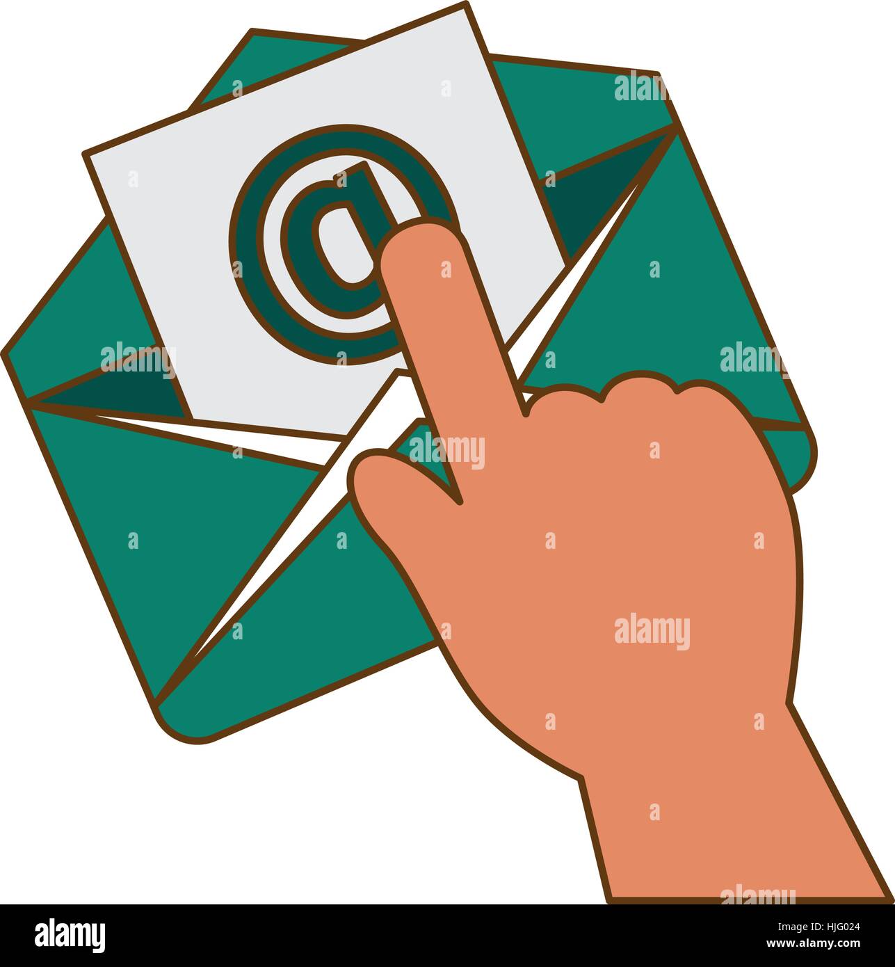 email related icons image vector illustration design Stock Vector Image ...