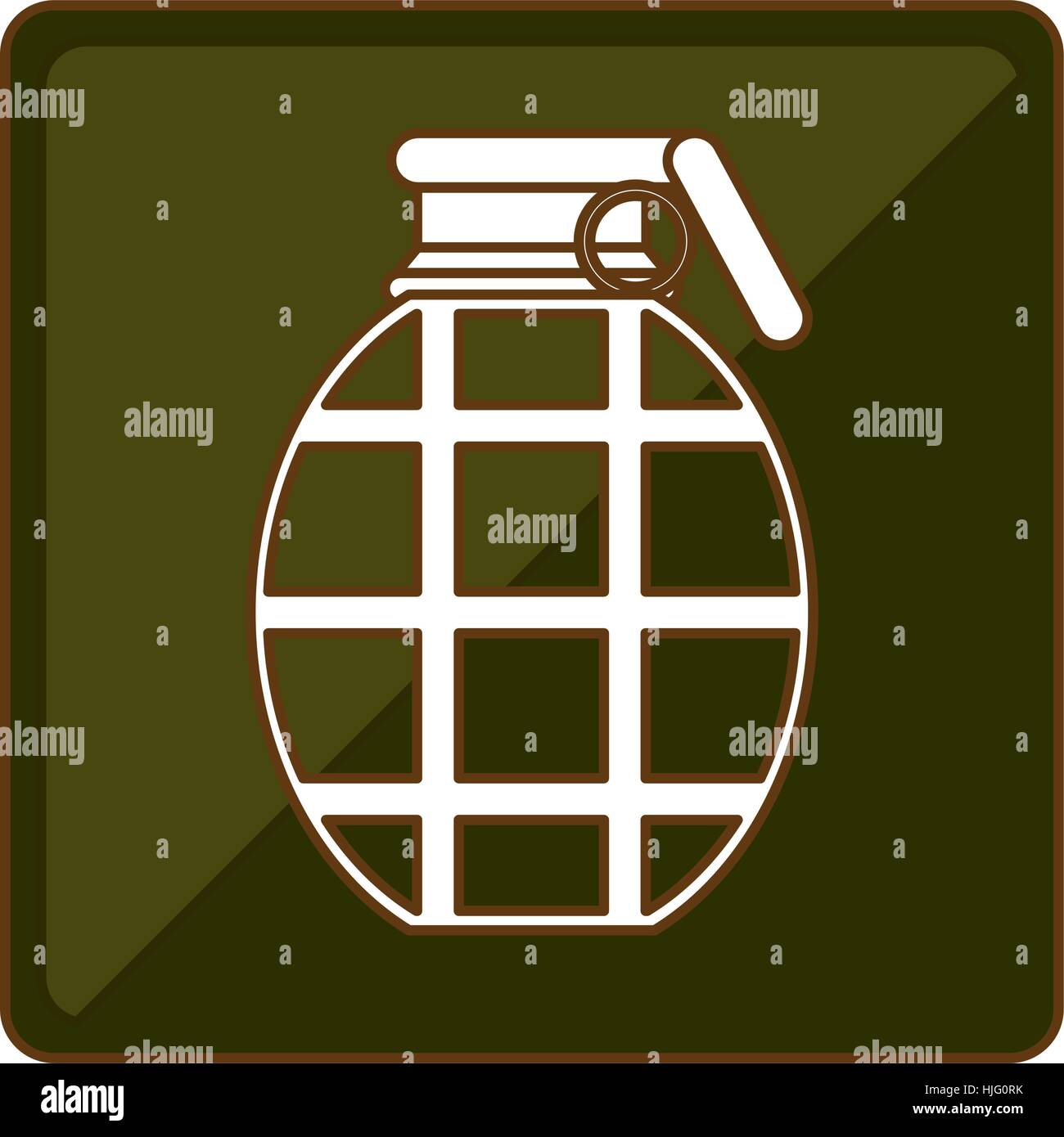 grenade weapon icon image vector illustration design Stock Vector Image ...