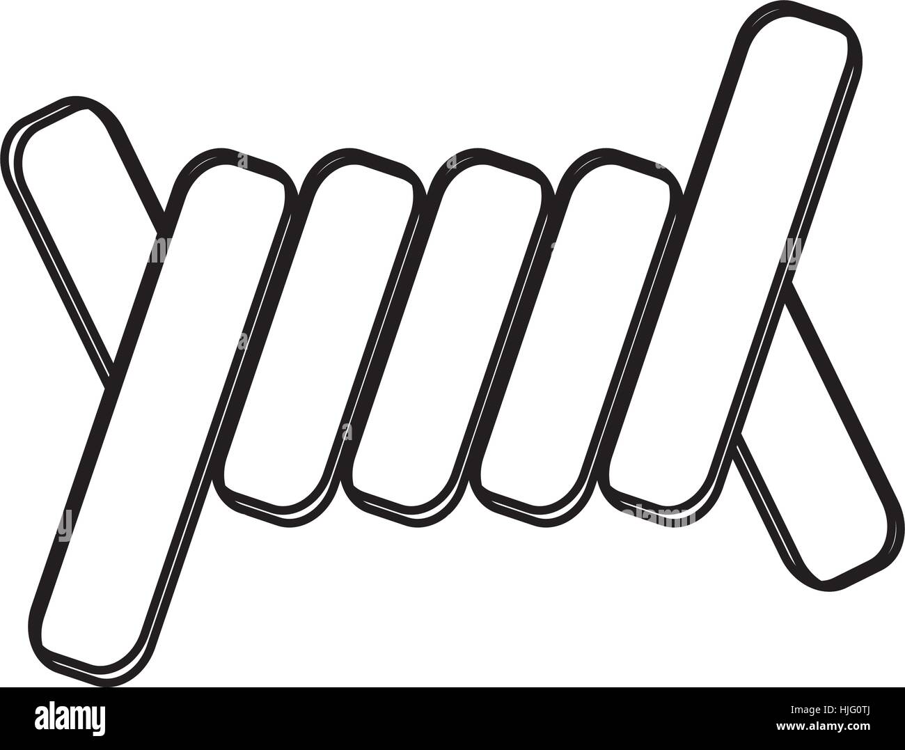 barbed wire section icon image vector illustration design Stock Vector ...
