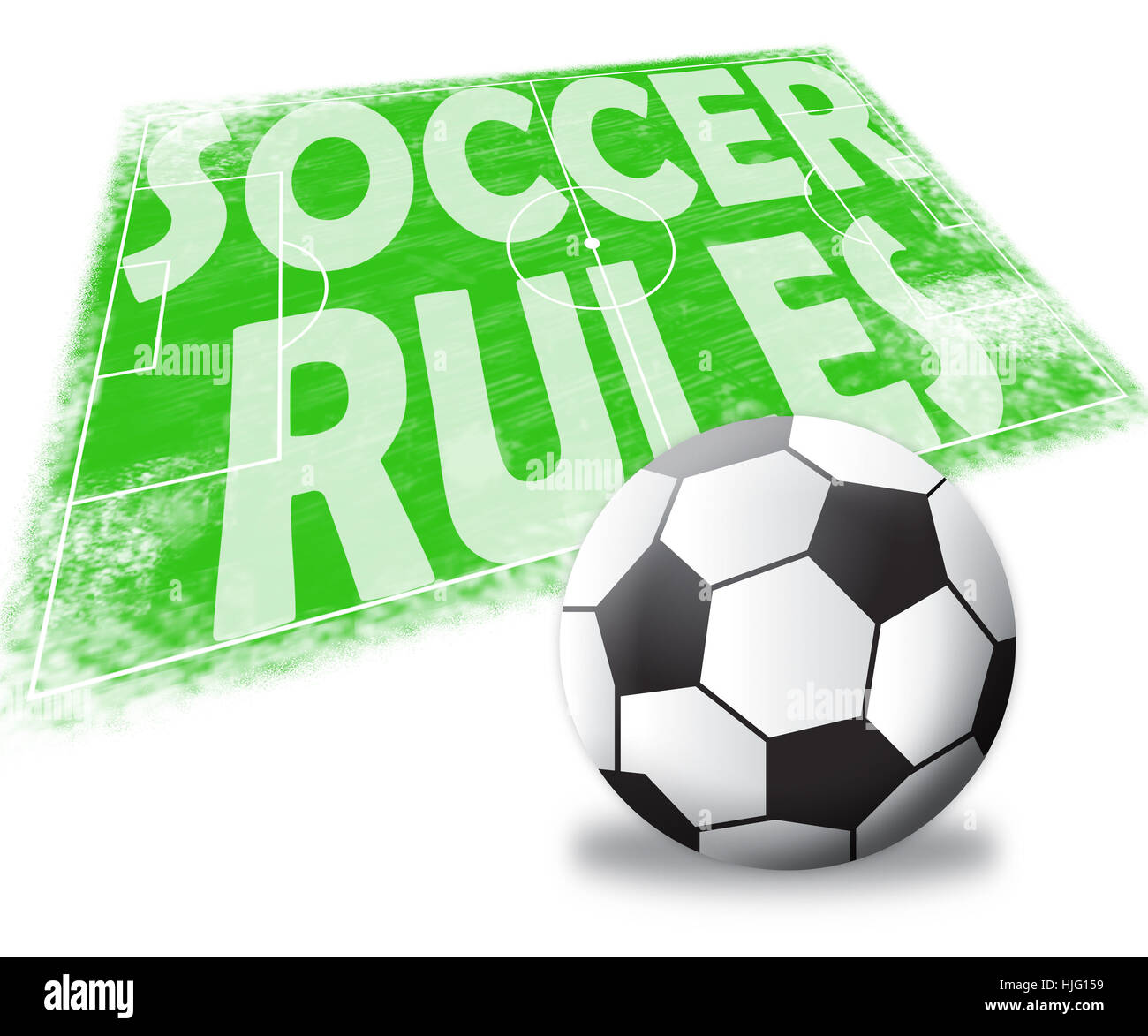 football-league-rules-and-regulations-cut-out-stock-images-pictures