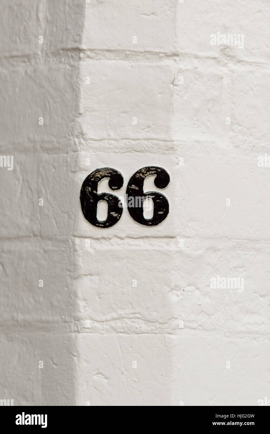 House number 66 sign hires stock photography and images Alamy