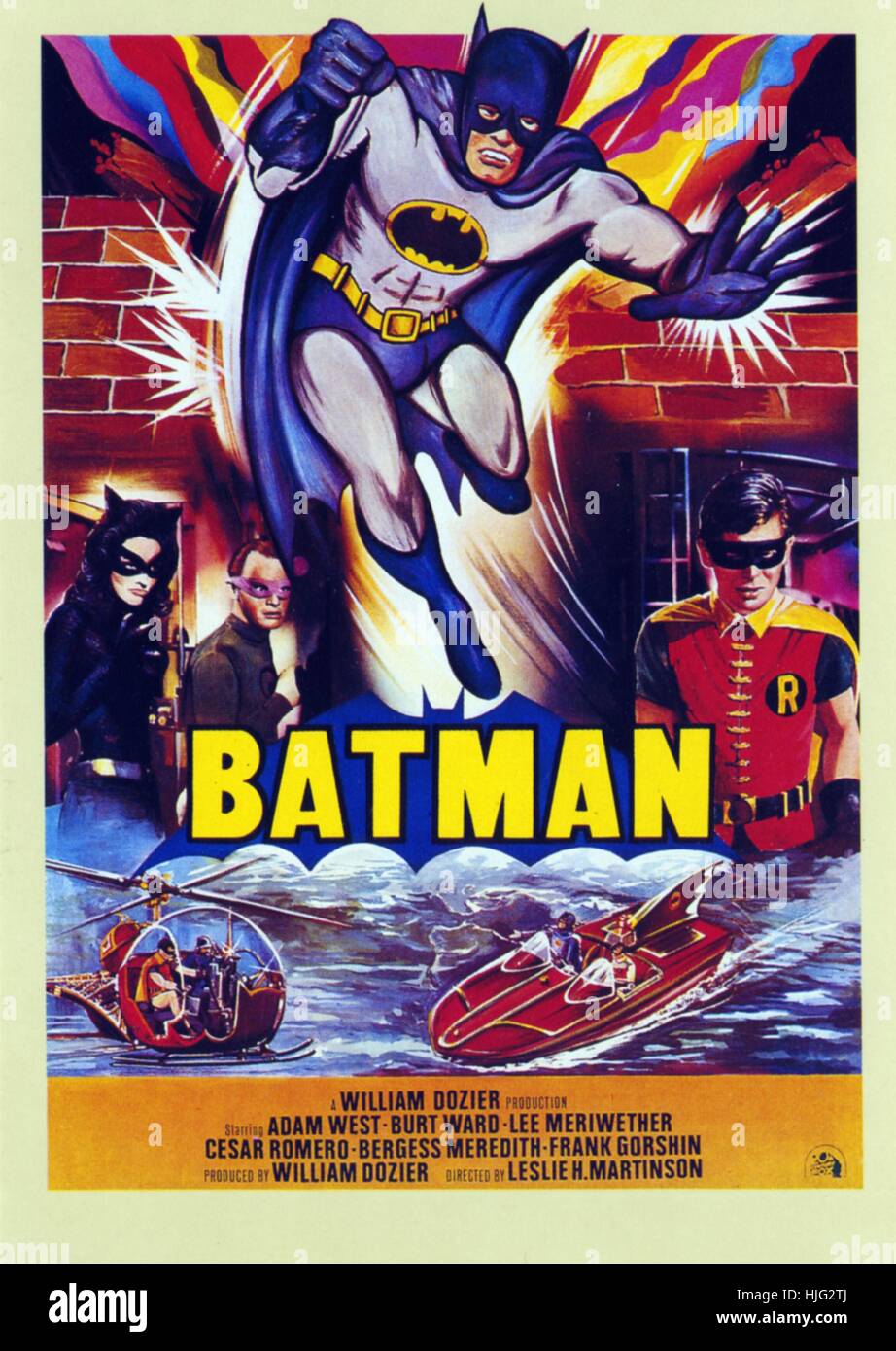 Batman TV Series 1966 -1968 USA Director : Leslie H. Martinson Poster Stock  Photo - Alamy