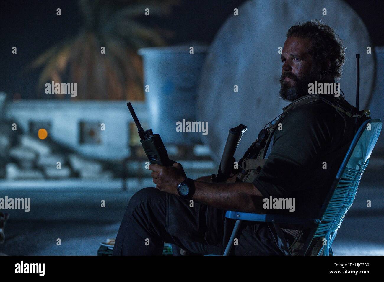 13 Hours: The Secret Soldiers of Benghazi Year : 2016 USA Director : Michael Bay David Denman Stock Photo