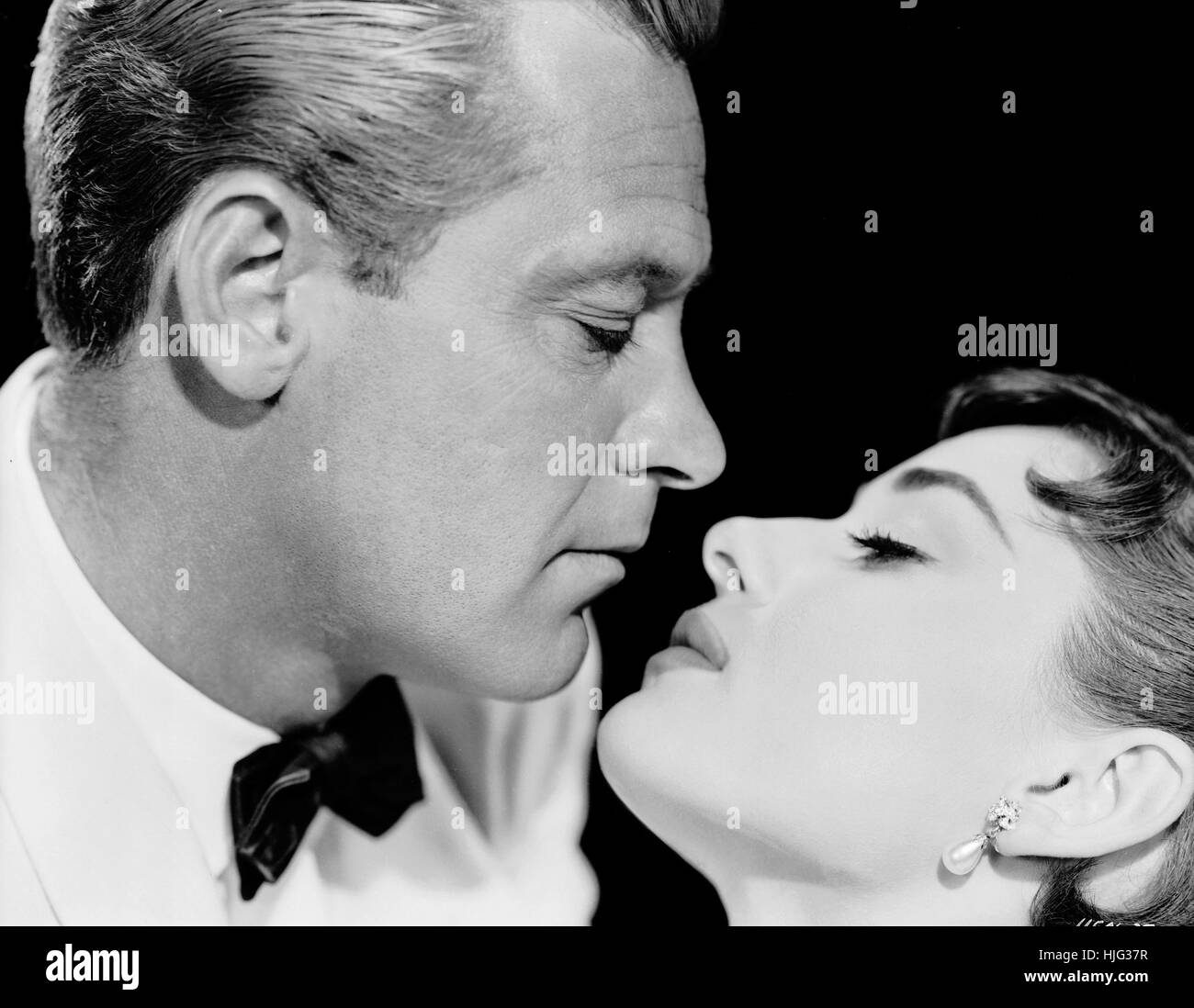 Sabrina  Year : 1954 USA Director : Billy Wilder William Holden, Audrey Hepburn Stock Photo