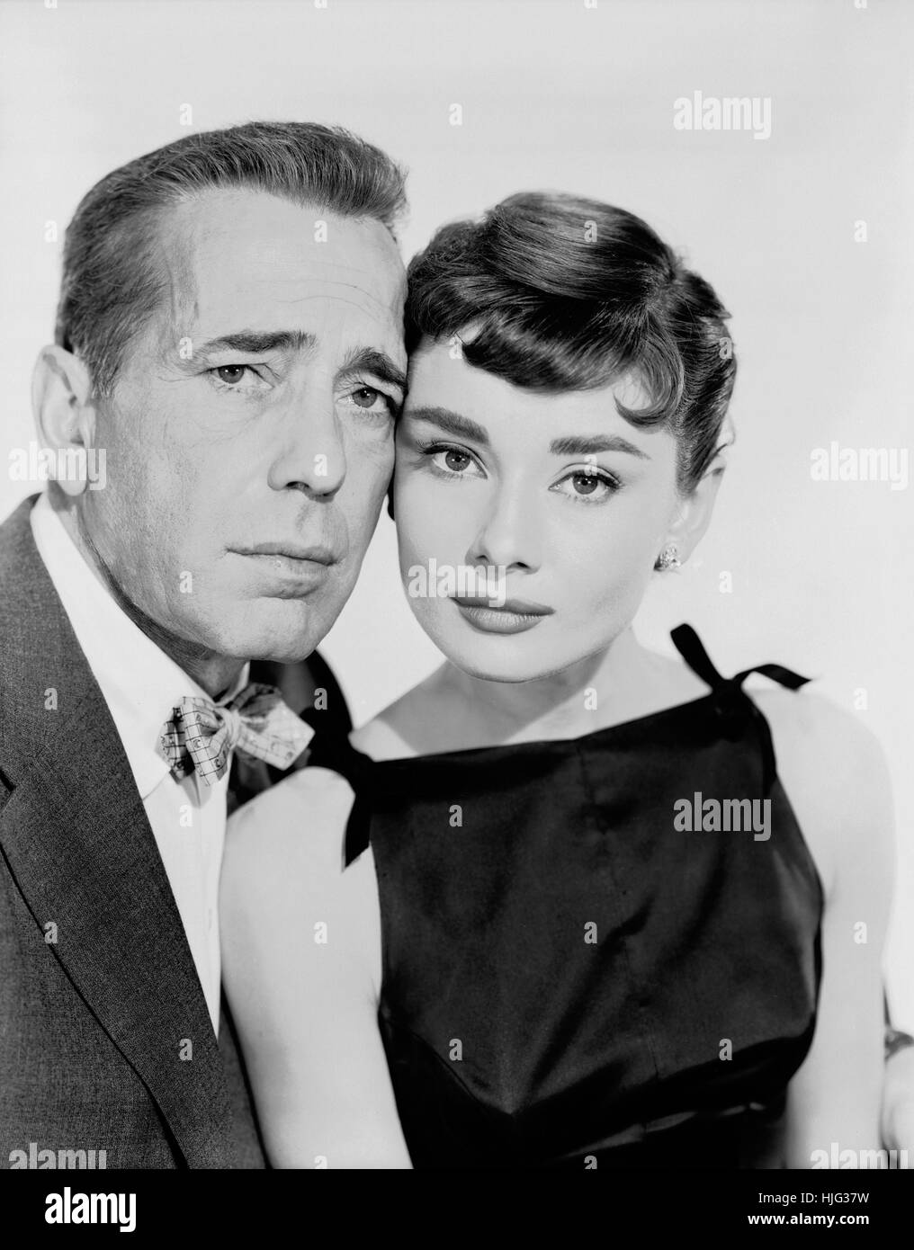 Sabrina  Year : 1954 USA Director : Billy Wilder Humphrey Bogart, Audrey Hepburn Stock Photo