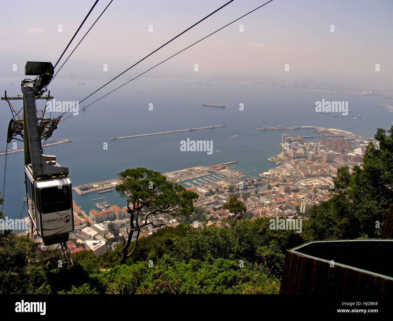 Cable Car, Gibraltar, Great Britain Stock Photo Alamy