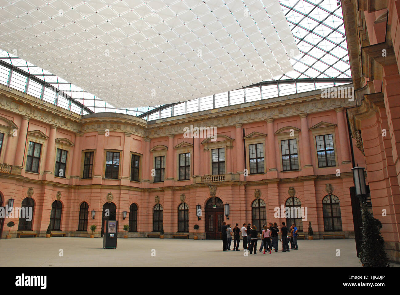 Roofed inner court German historical museum, Berlin Germany Stock Photo Alamy