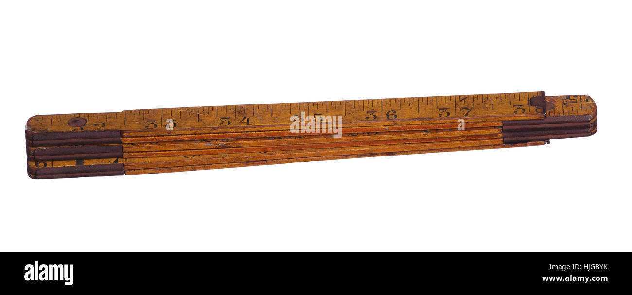 tool, object, single, isolated, wood, antique, ruler, distance ...