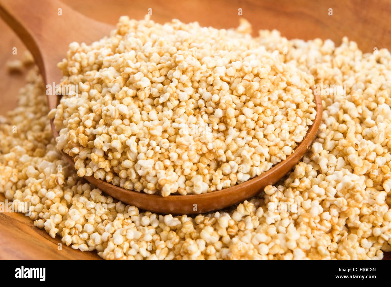 Amaranth popping, glutenfree, high protein grain cereal Stock Photo