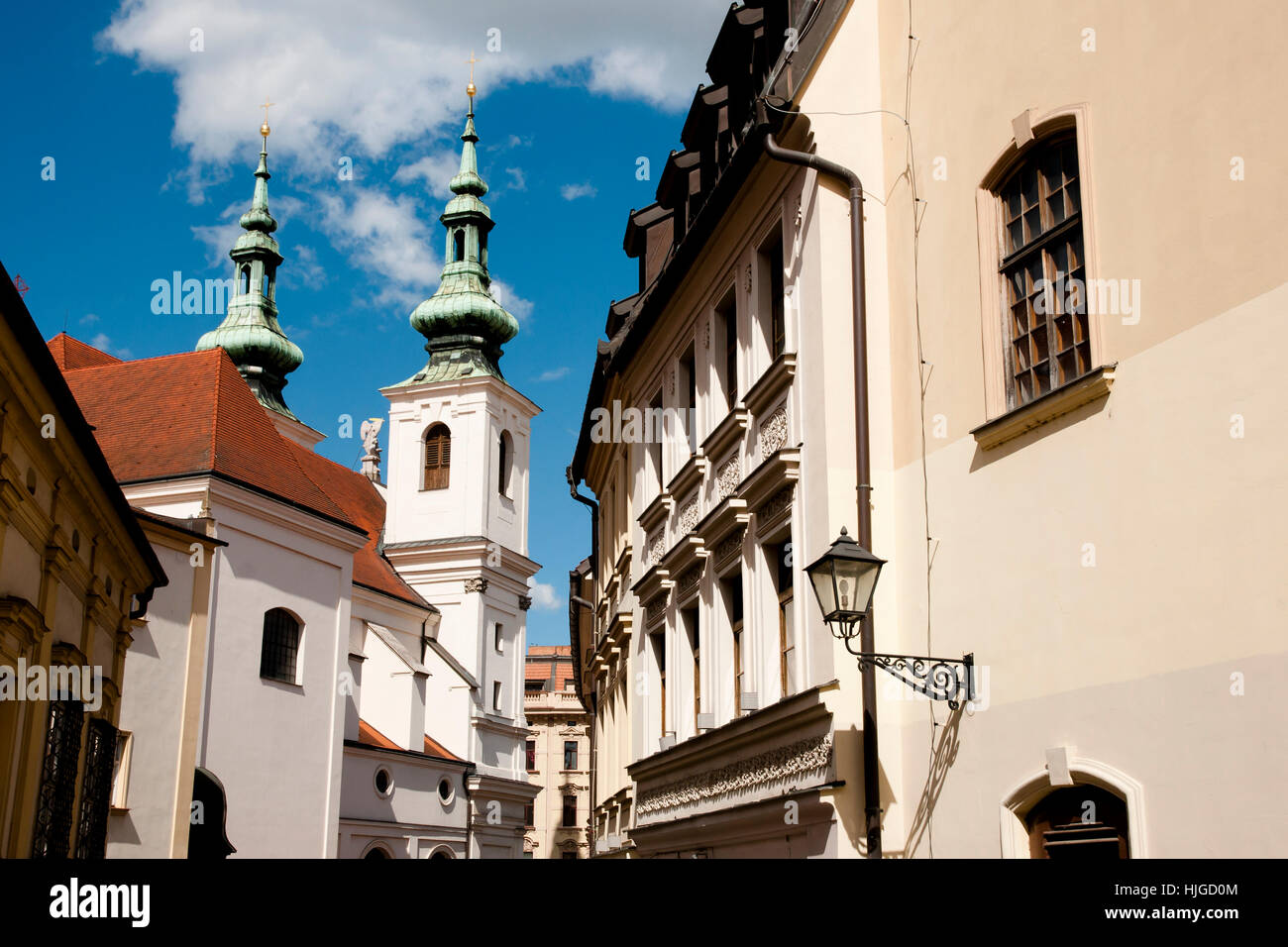 City Buildings - Brno - Czech Republic Stock Photo