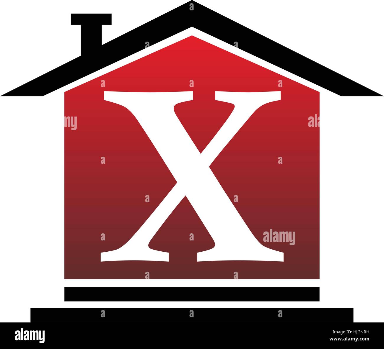Real Estate Initial X Stock Vector Image & Art Alamy