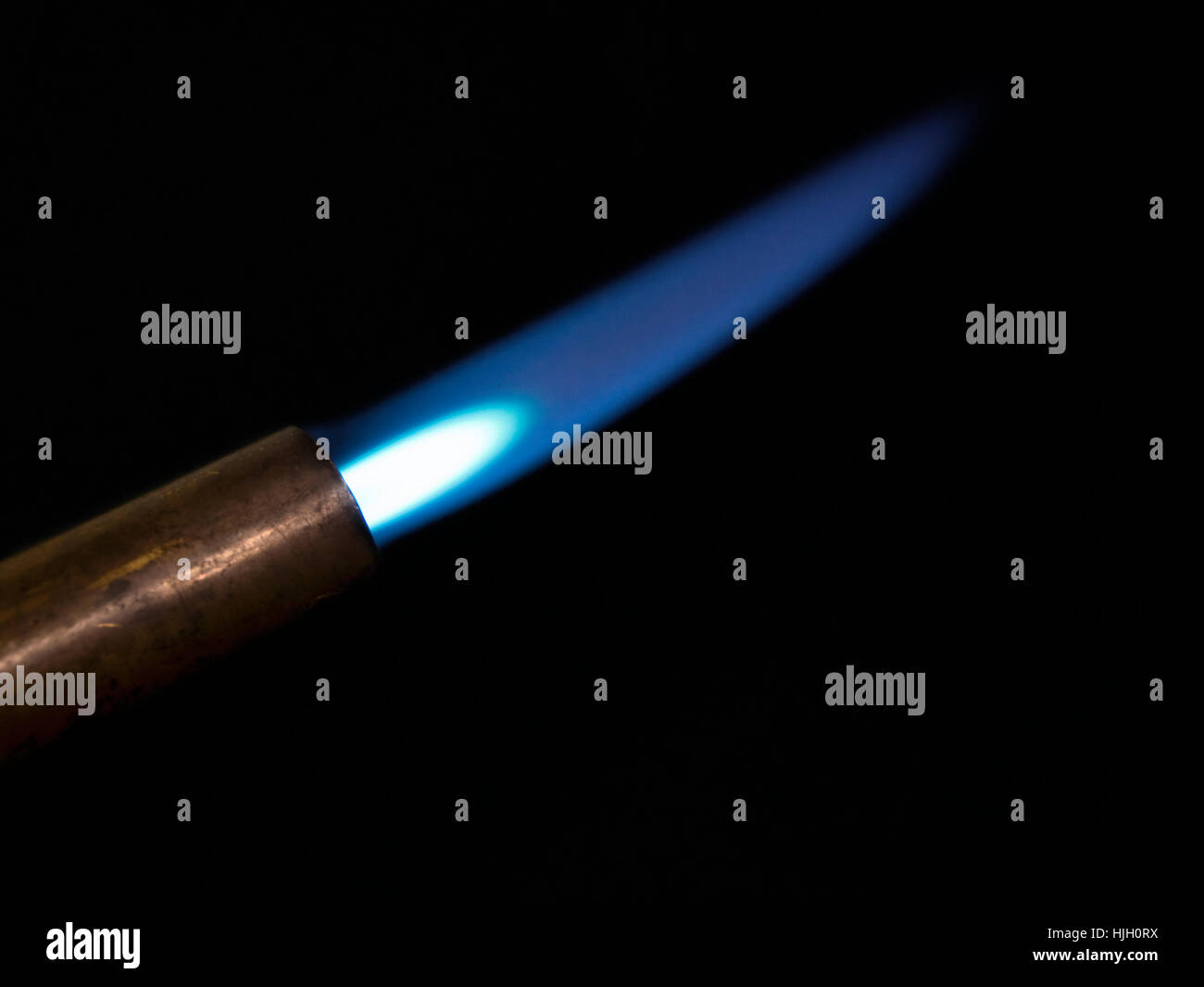 flame of burner Stock Photo Alamy