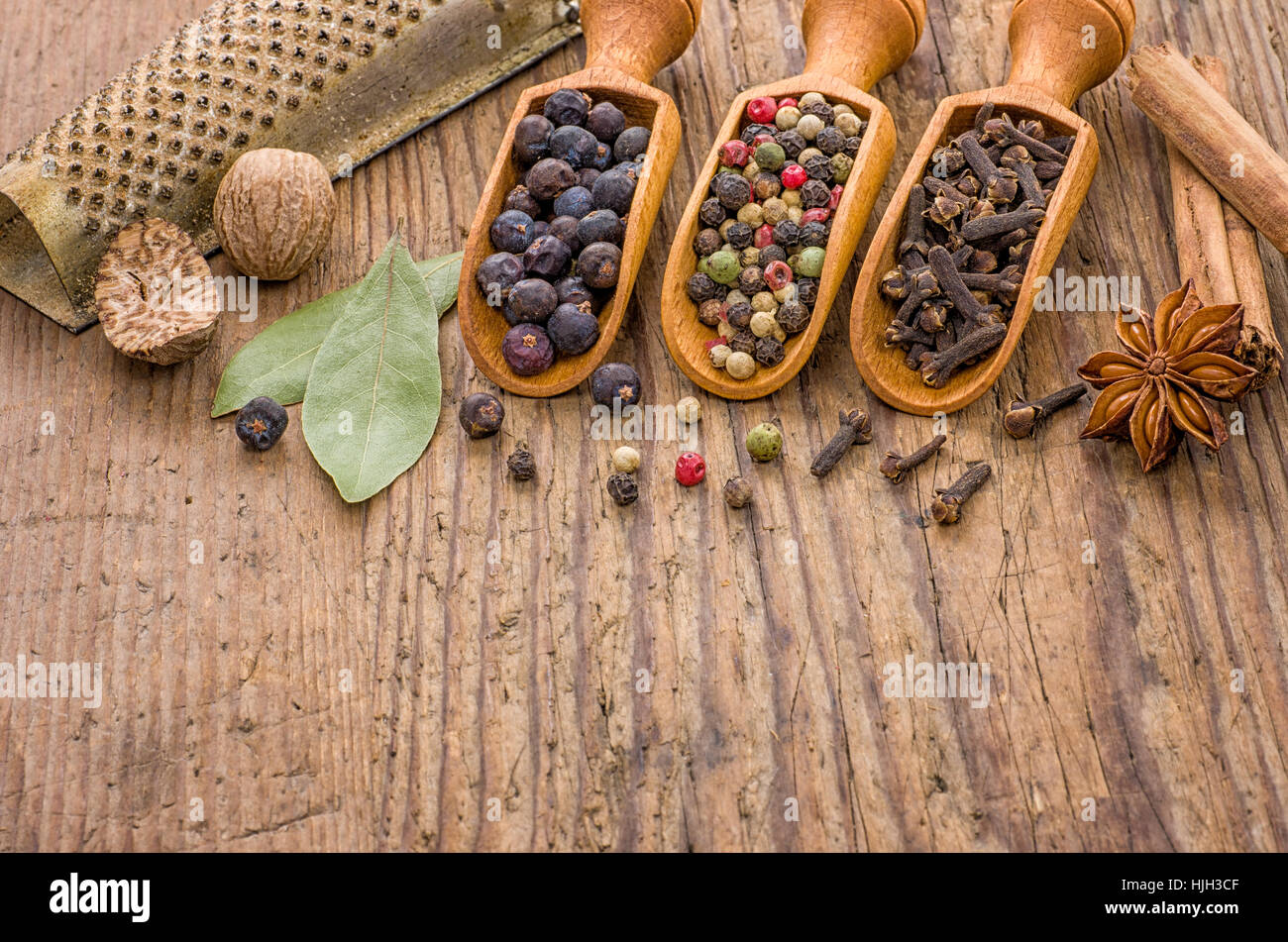 pepper, spice, spices, pinks, juniper berries, food, aliment, pepper, macro, Stock Photo