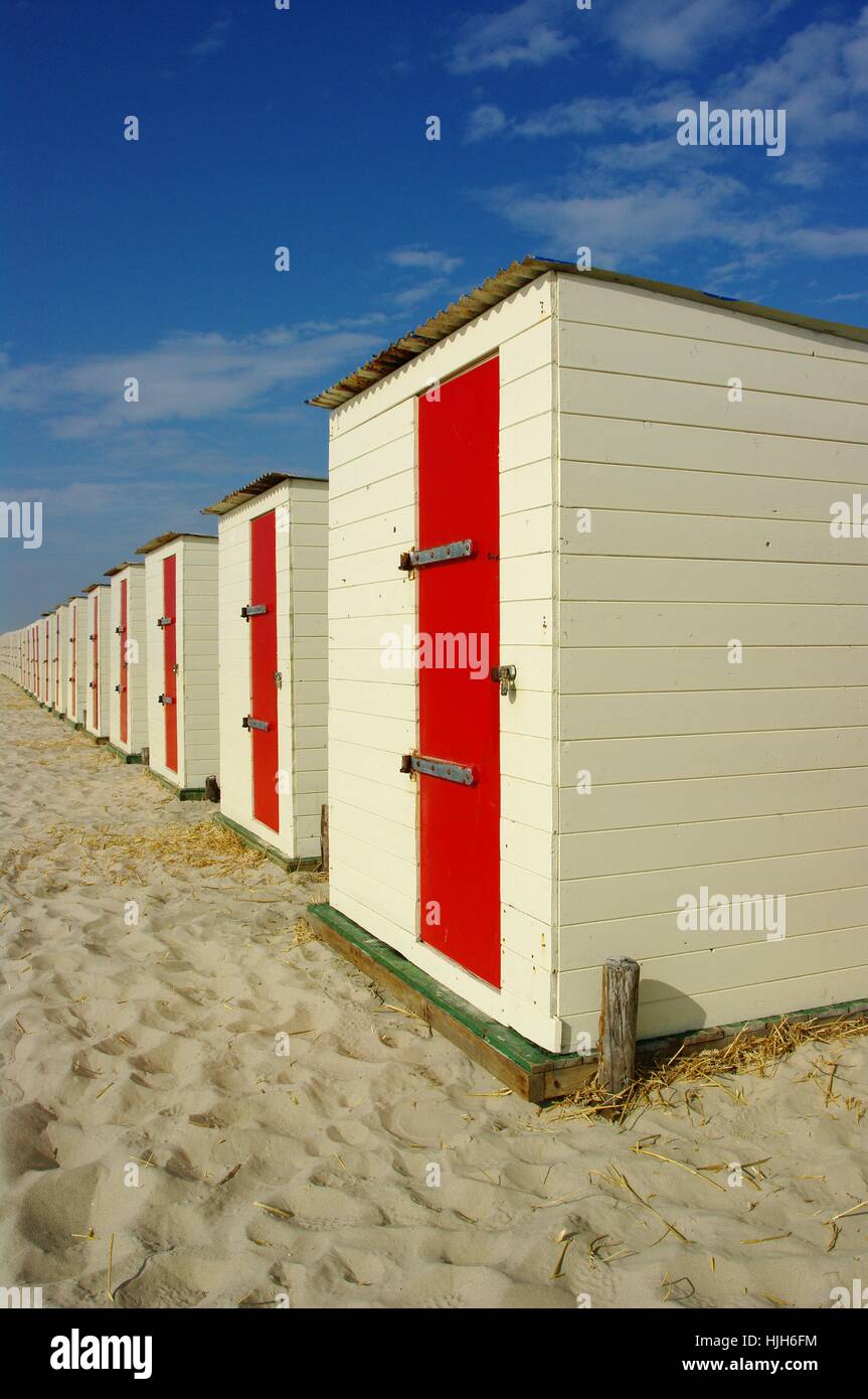 water, north sea, salt water, sea, ocean, holland, netherlands, bathhouse, Stock Photo