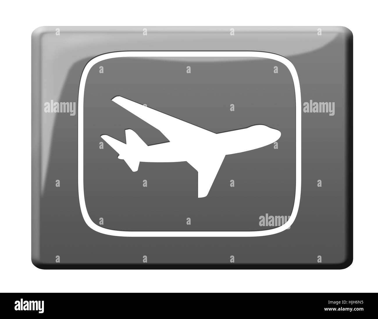 Airplane switch button Black and White Stock Photos & Images - Alamy