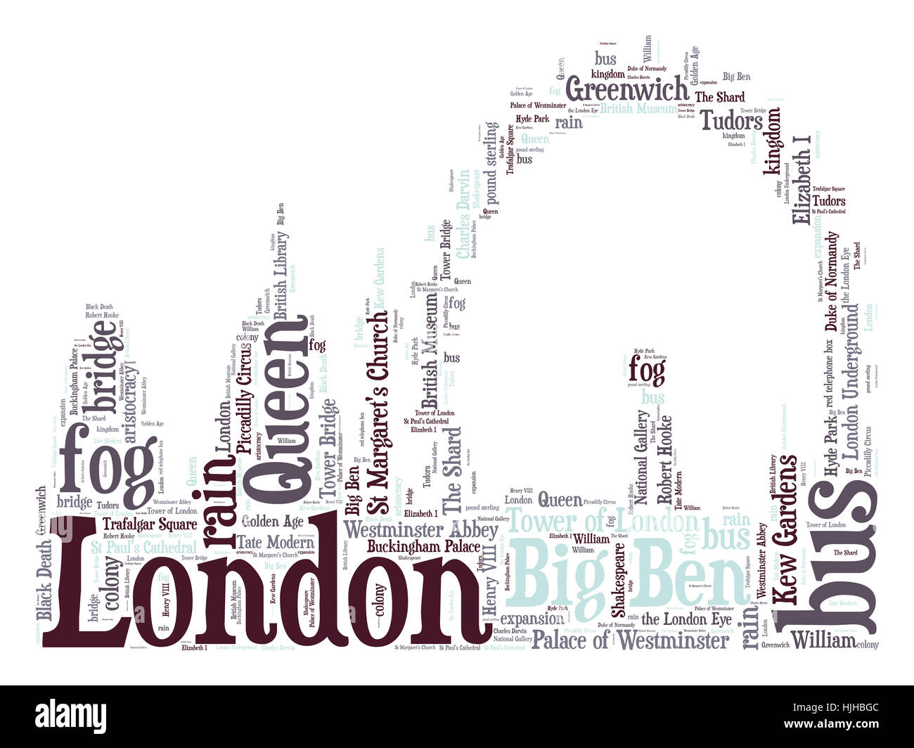 tourism, london, england, bridge, fog, colony, london, queen, rain, william, Stock Photo