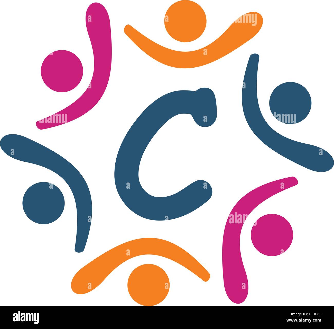 Teamwork and c Stock Vector Images - Alamy