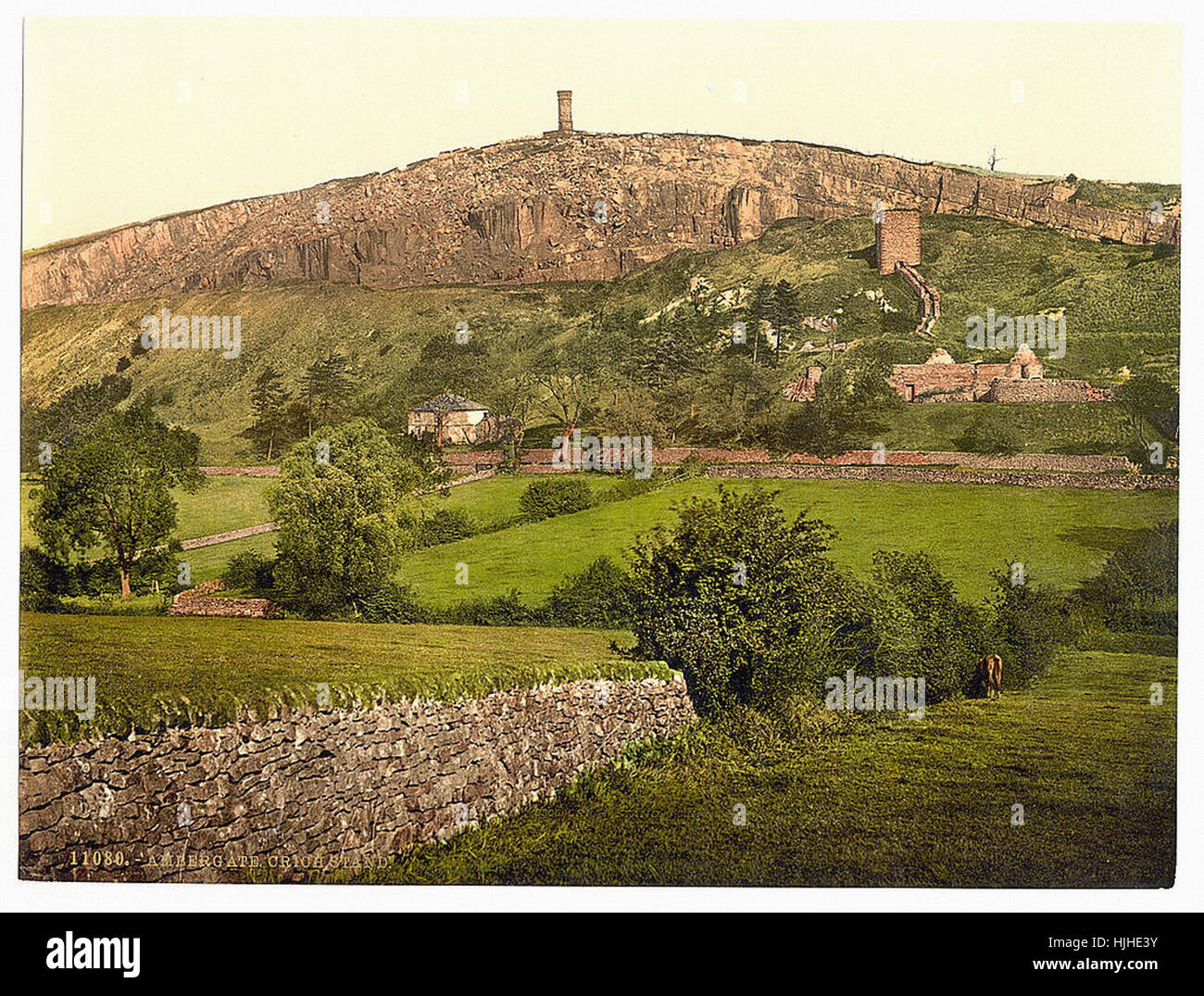 Ambergate, Crich Stand, Derbyshire, England Photochrom XIXth century