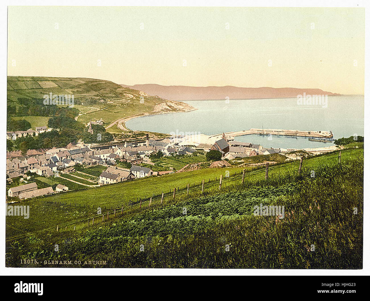 Glenarm. County Antrim, Ireland Photochrom XIXth century Stock Photo Alamy